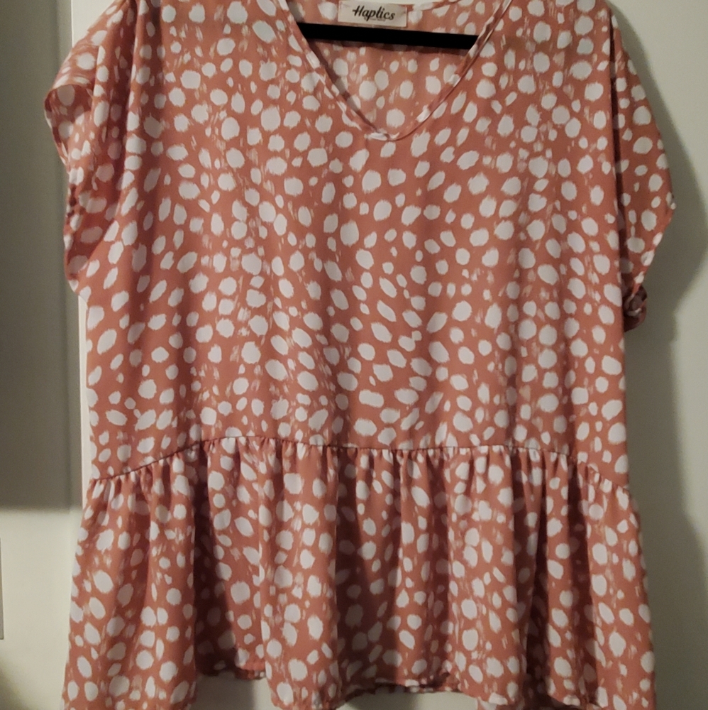 Olive ave peplum top
